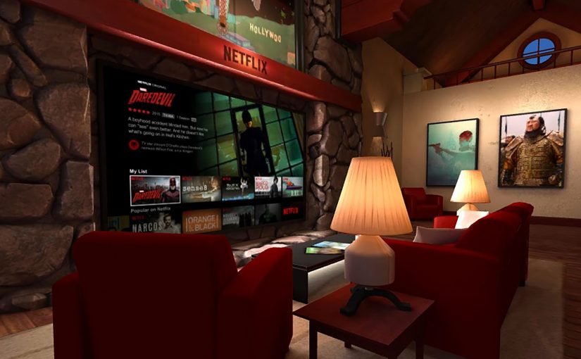 Netflix VR tus Series en un Salón de Realidad Virtual